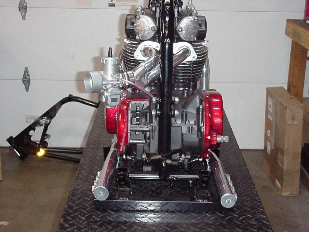 xs650 2 into 1 intake